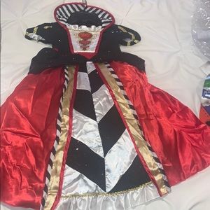 Queen of Hearts costume size 2t. Great quality
